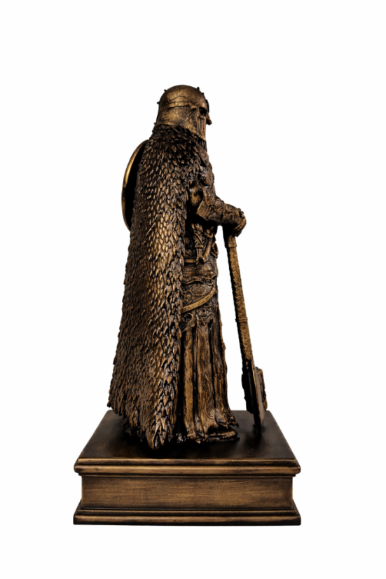 Soška Viking, bronzová historická – zberateľská plastika, 24 cm