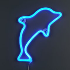 Neon Night Wall Lamp Dolphin 52