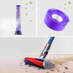 Univerzální akumulátor baterie pro Dyson V6 DC62 DC58 SV03 6000mAh filtry
