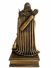 Soška Odysseus bronzová antická – sběratelská plastika hrdiny, 24 cm