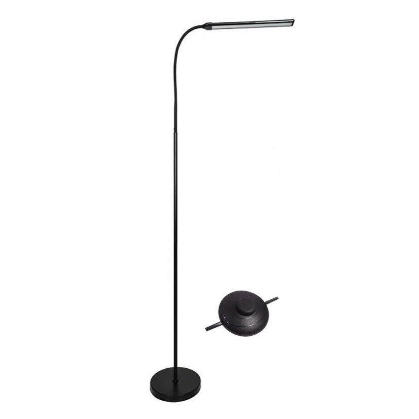 Floor lamp 1049-FL-14 Black LED 14 W 4000K 140cm USB