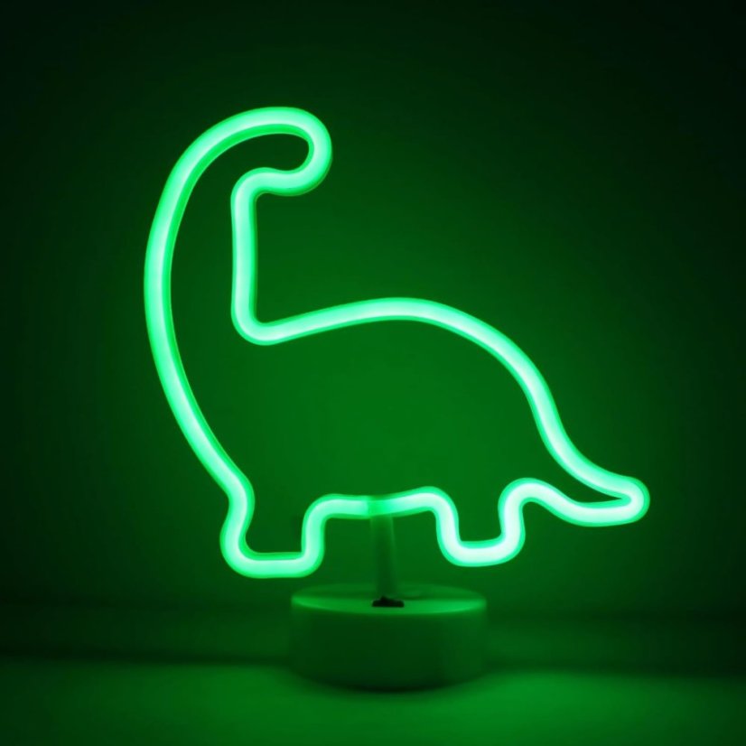 Neon Night Table Lamp Dinosaur 16