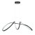 Lamp 7021-PL-45 Black LED 45 W 4000K