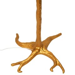 Stojací lampa Berger 7002-FL-6 E14 max 6x40 W Gold & White