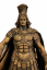 Socha Alexander the Great bronzová historická — sběratelská plastika, 24 cm
