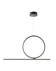 Lamp 7023-PL-31 Black LED 31 W 4000K