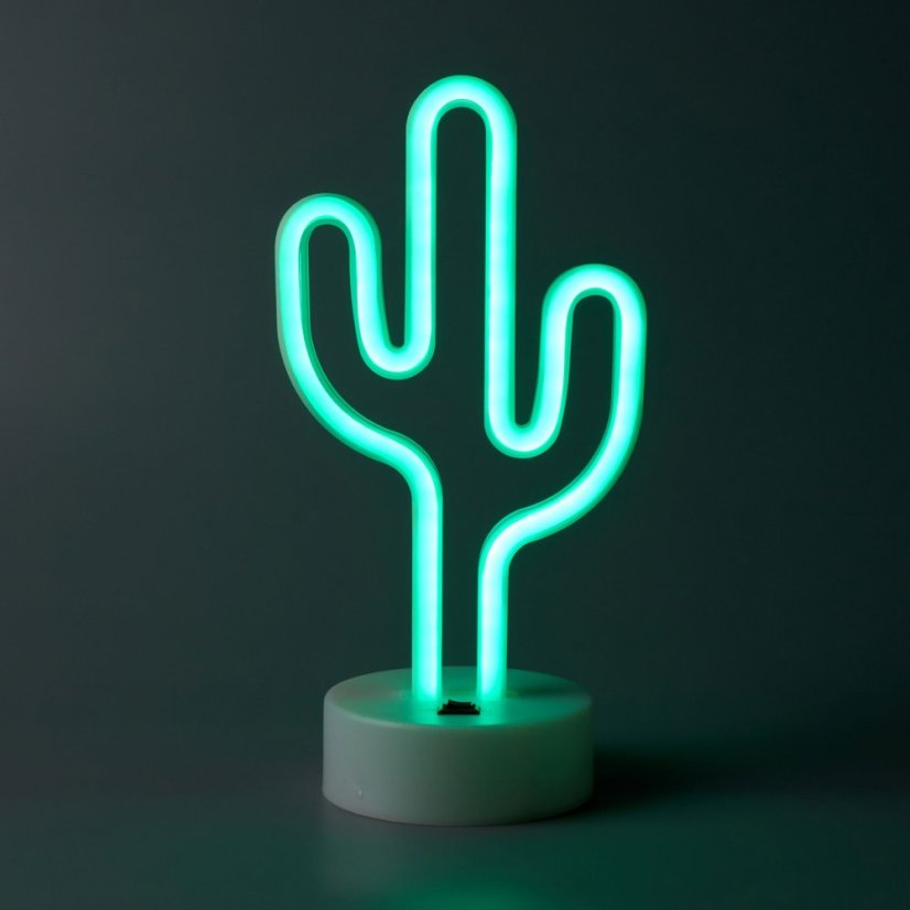 Berger Noční stolní svítidlo Neon Cactus
