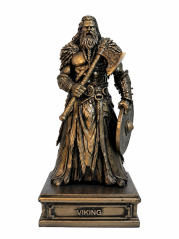 Soška Viking, bronzová historická – zberateľská plastika, 24 cm