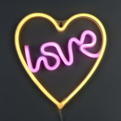 Neon Night Wall Lamp Heart Love 45