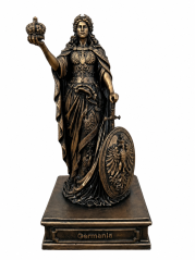 Soška DKA-ST-Germania 24cm AB bronzová historická - zberateľská plastika