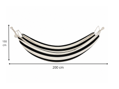 Houpací síť Berger CF-4202 Gray 200 × 150 cm