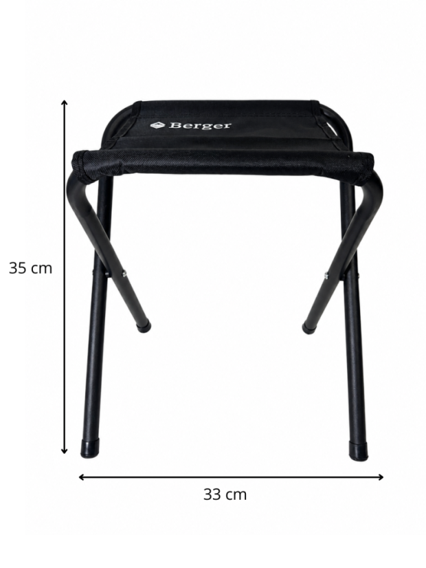 Berger Kempingová skládací stolička CF-2203 Black