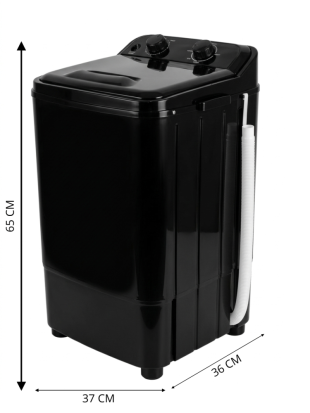 Mini Pračka Bergs WM-60 400 W černá