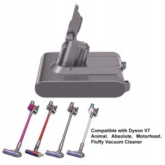 Baterie akumulátor pre Dyson v7 21,6 4000 mah