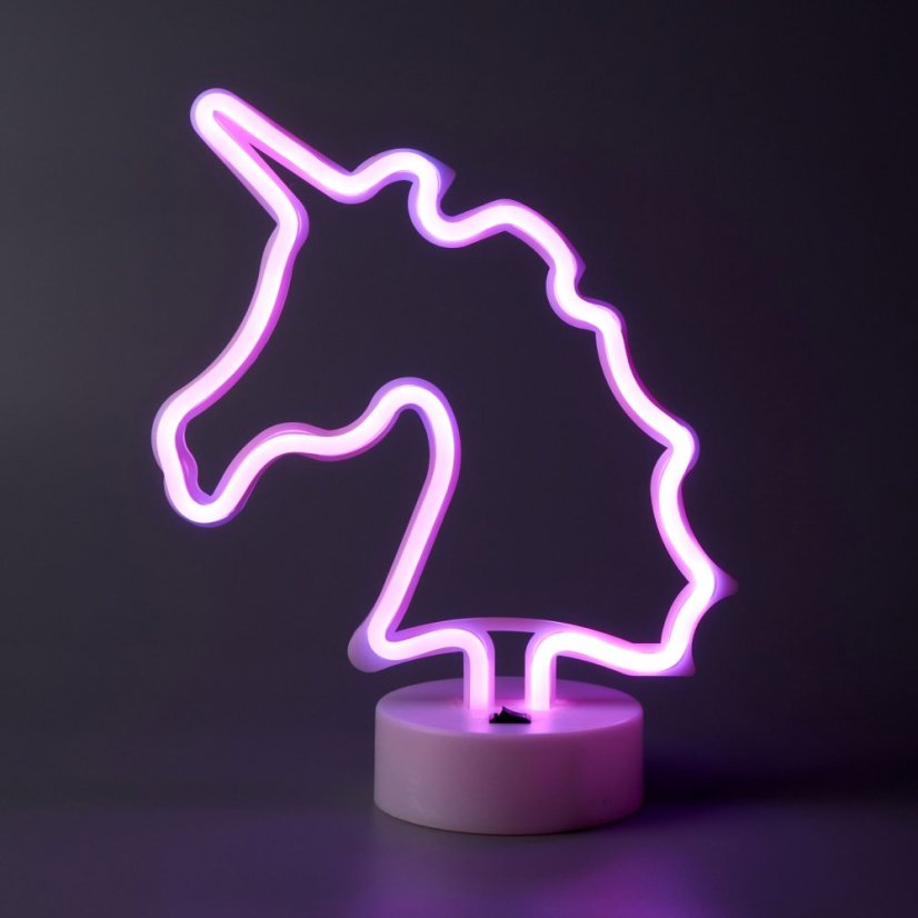 Berger Noční stolní svítidlo Led Neon Unicorn