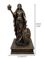 Soška DKA-ST-Germania 24cm AB bronzová historická - zberateľská plastika
