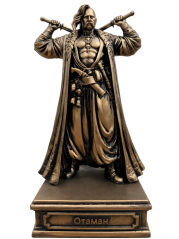 Soška Ataman bronzová historická - zberateľská plastika, 24 cm