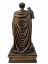 Soška Julius Caesar bronzová historická - zberateľská plastika, 24 cm