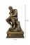 Soška Mysliteľ (The Thinker), bronzová antická – zberateľská plastika, 24 cm