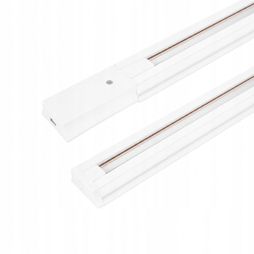 511T-TR-200 White — 1fázová kolejnička 200 cm, bílá