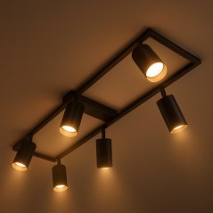 Spot Light 4001-SLS-6 Black GU10
