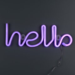 Neon Night Wall Lamp Hello 47