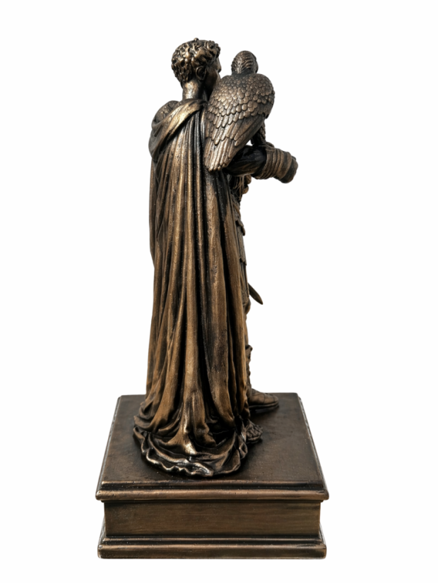 Soška Julius Caesar bronzová historická - zberateľská plastika, 24 cm