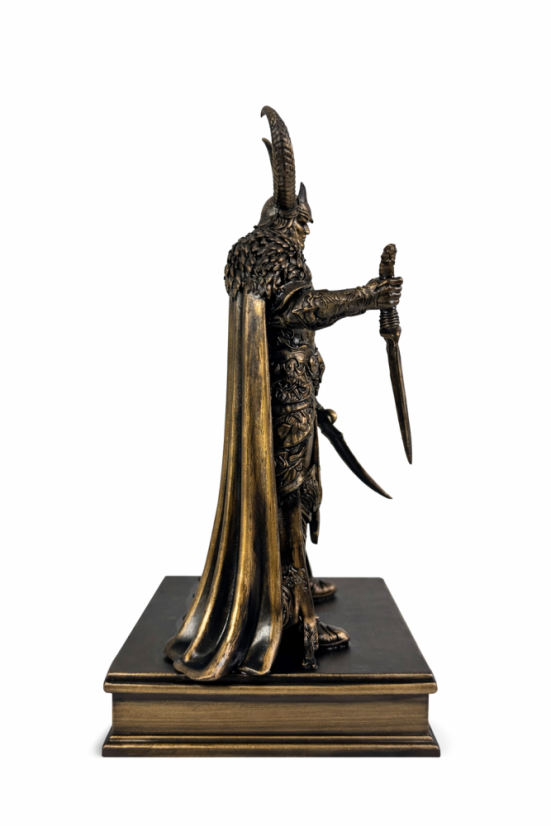 Soška Loki bronzová mytologická - zberateľská plastika, 24 cm
