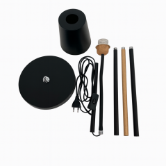 Floor Lamp 1060-FL-1 Black E27