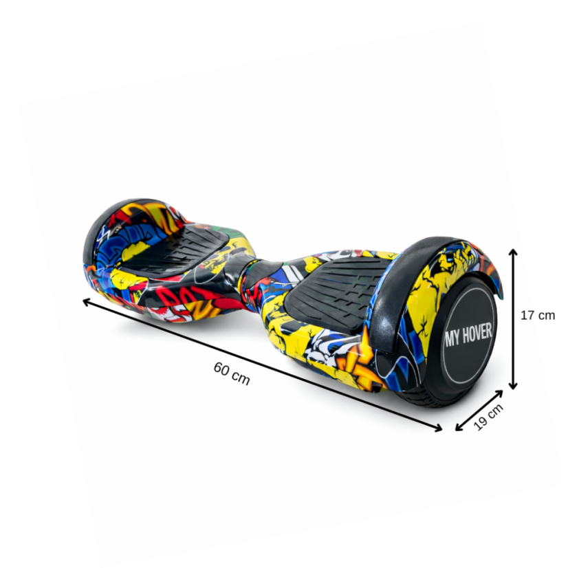 Hoverboard Bergs EH-65 Graffiti