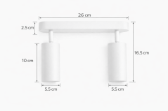 Berger Bodové svítidlo 4001-SL-2 White