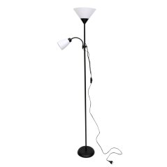 Berger Stojací lampa Accento lighting E27 2*40W Black, ALDS-ML60829B-2