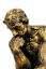 Soška Mysliteľ (The Thinker), bronzová antická – zberateľská plastika, 24 cm
