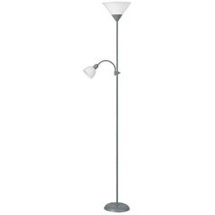 Berger Stojací lampa 1050-FL-2 Grey E27 2*40W