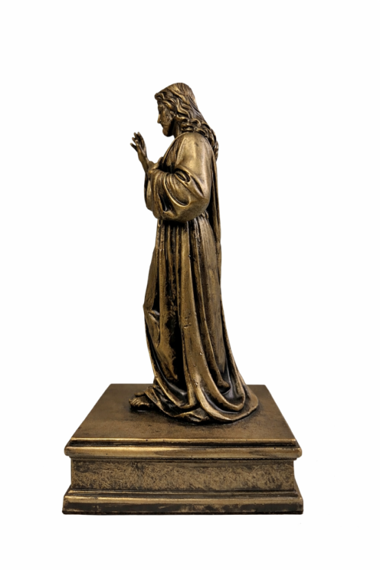Soška Ježiš Kristus, bronzová náboženská – zberateľská plastika, 24 cm