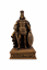 Socha Alexander the Great bronzová historická — sběratelská plastika, 24 cm