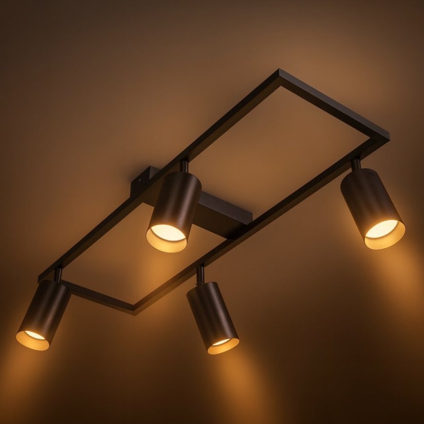 Spot light 4001-SLS-4 Black GU10