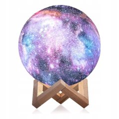 Berger Noční svítidlo lampa Led Galaxy s baterií 12cm