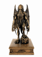 Soška Cthulhu bronzová mystická — zberateľská plastika, 24 cm