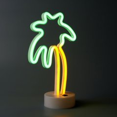 Berger Noční stolní svítidlo Led Neon Palm Tree