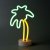 Berger Noční stolní svítidlo Led Neon Palm Tree