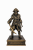 Soška Čiernobradý (Blackbeard), bronzová historická – zberateľská plastika, 24 cm