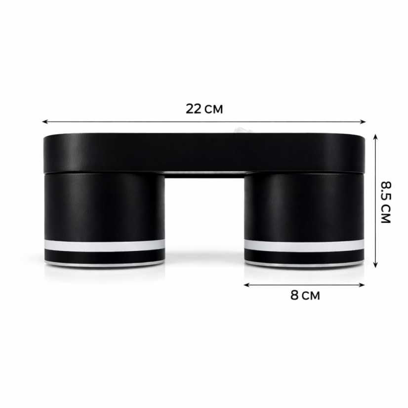 Spot Light 3037-DL-2 Black GX53