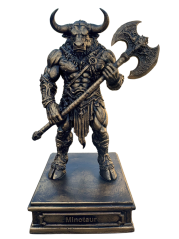 Soška DKA-ST-Minotaur 24cm AB bronzová mytologická - zberateľská plastika