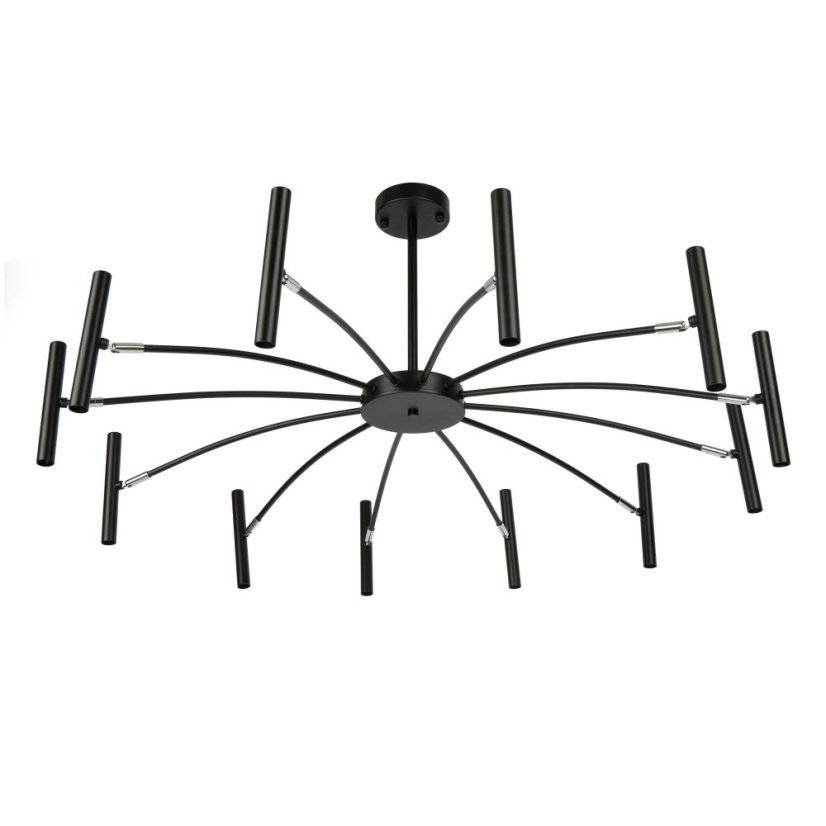 Lamp 7024-PL-12 Black 4000K 12W