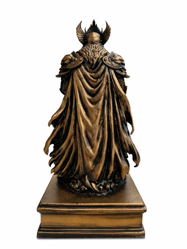 Soška Svarog bronzová mytologická - zberateľská plastika, 24 cm